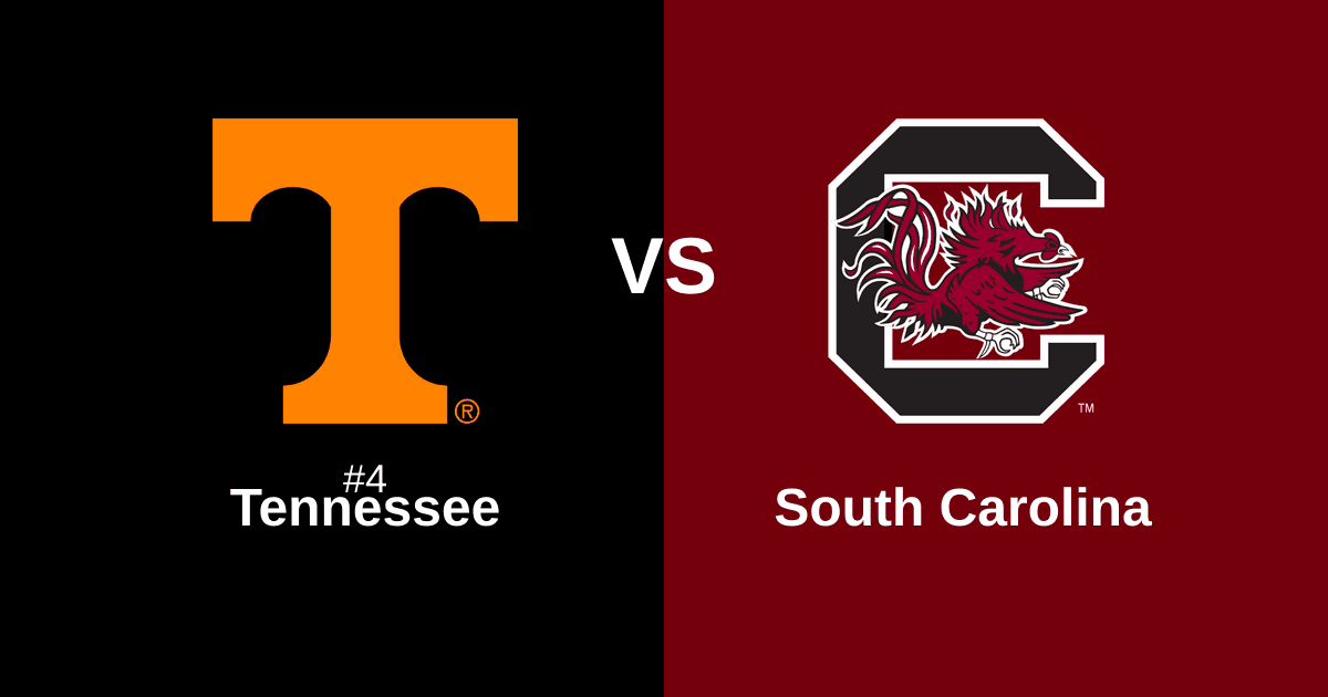 #4 Tennessee vs South Carolina Free Pick and Prediction β March 8