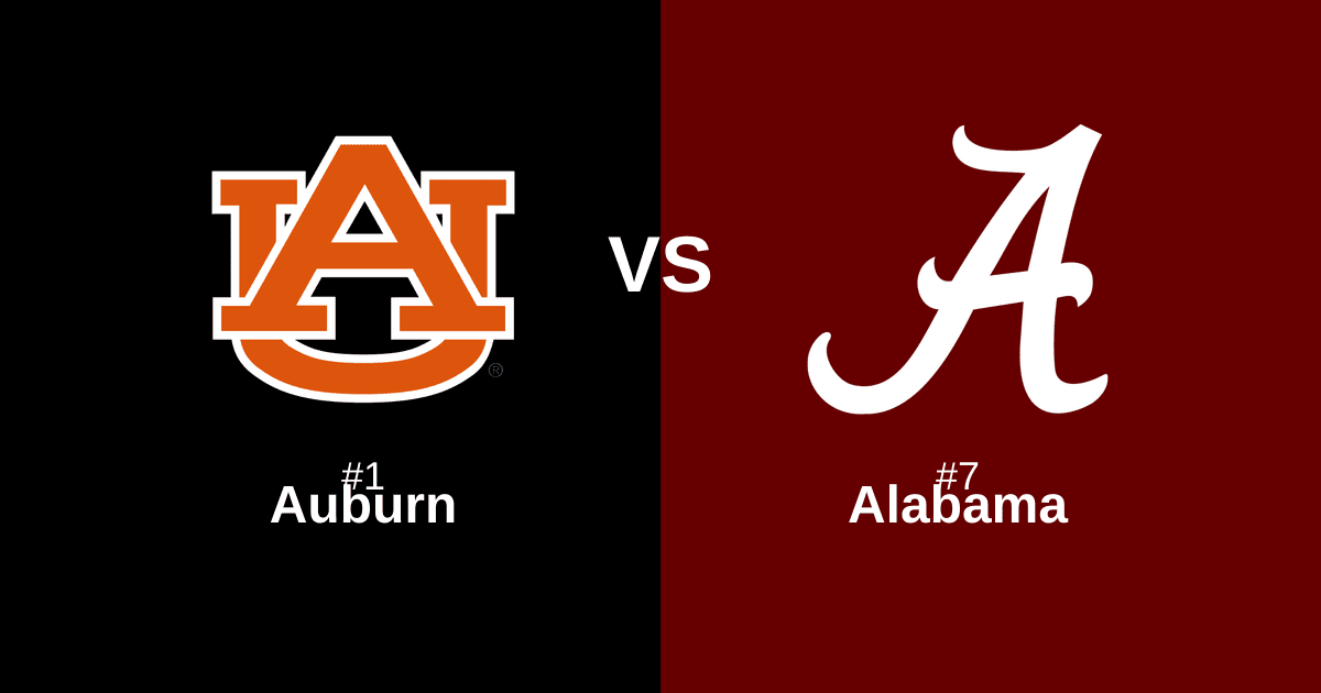 #1 Auburn vs #7 Alabama Free Pick and Prediction β March 8