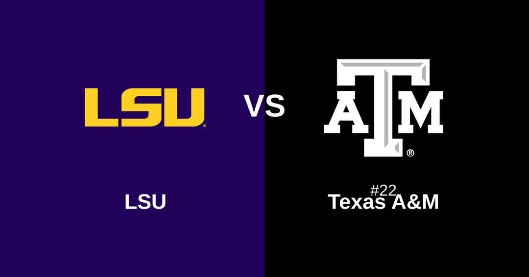 Featured image for LSU vs #22 Texas A&M Free Pick and Prediction – March 8