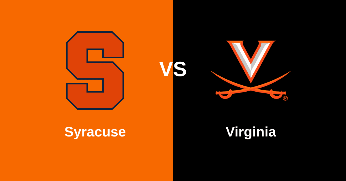 Syracuse vs Virginia Free Pick and Prediction β March 8
