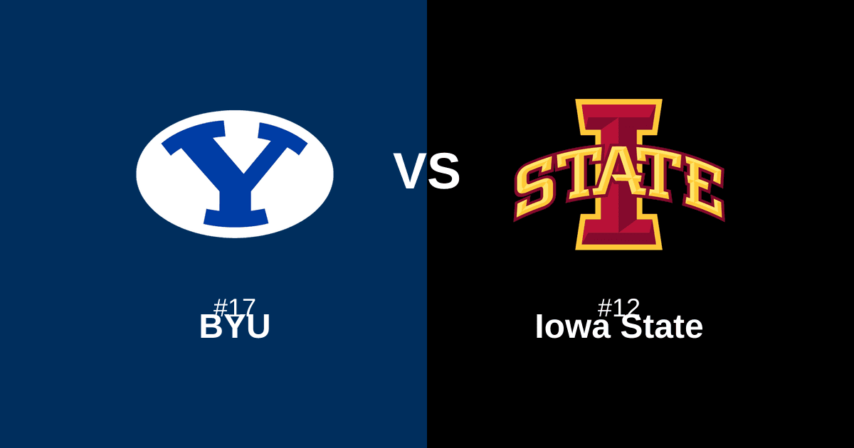 #17 BYU vs #12 Iowa State Free Pick and Prediction β March 13