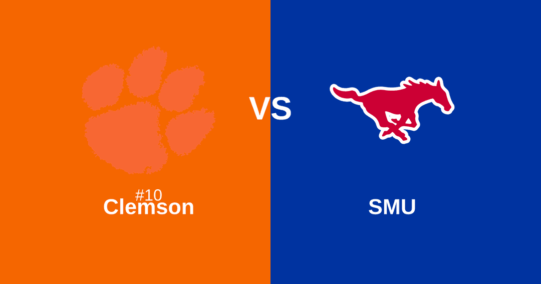 Featured image for #10 Clemson vs SMU Free Pick and Prediction – March 13