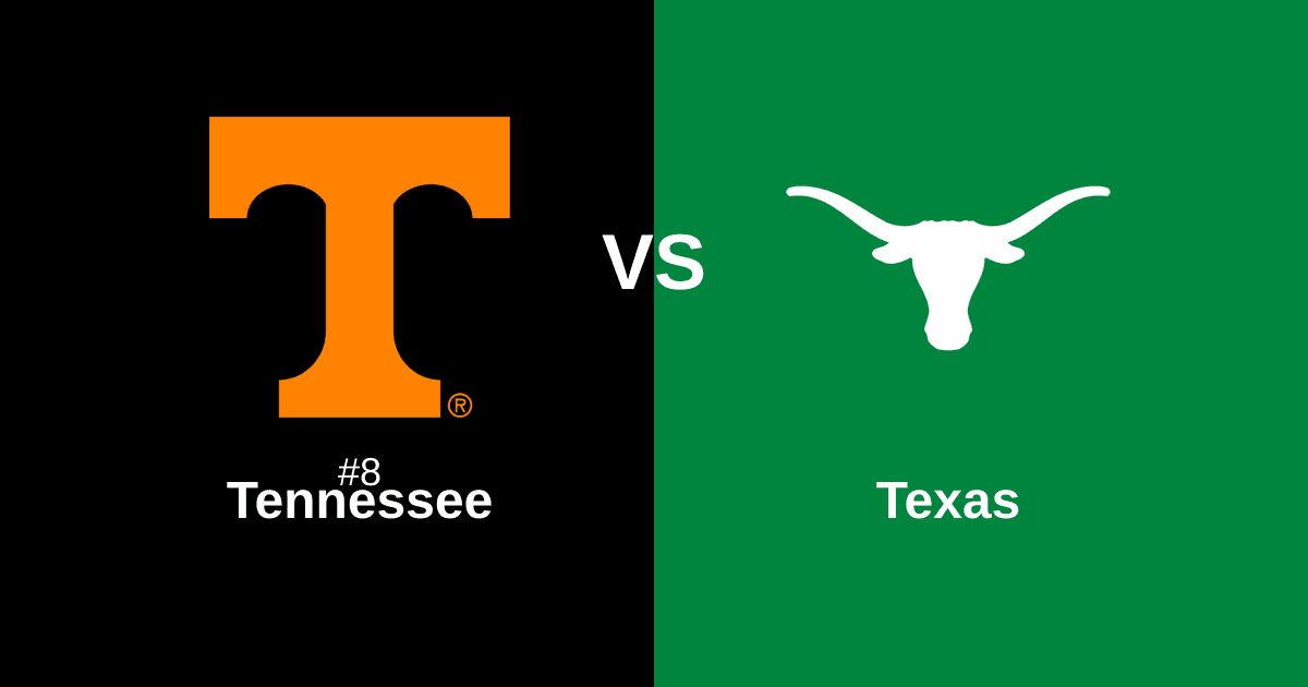 #8 Tennessee vs Texas Free Pick and Prediction β March 14