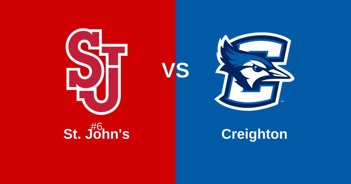 #6 St. John's vs Creighton Free Pick and Prediction β March 15