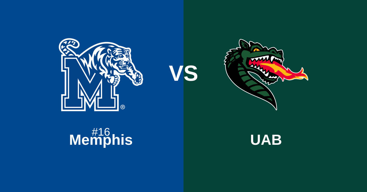 #16 Memphis vs UAB Free Pick and Prediction β March 16