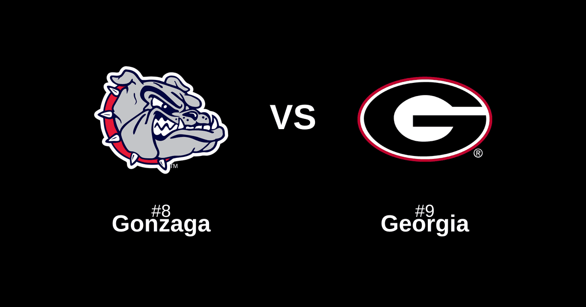#8 Gonzaga vs #9 Georgia Free Pick and Prediction β March 20