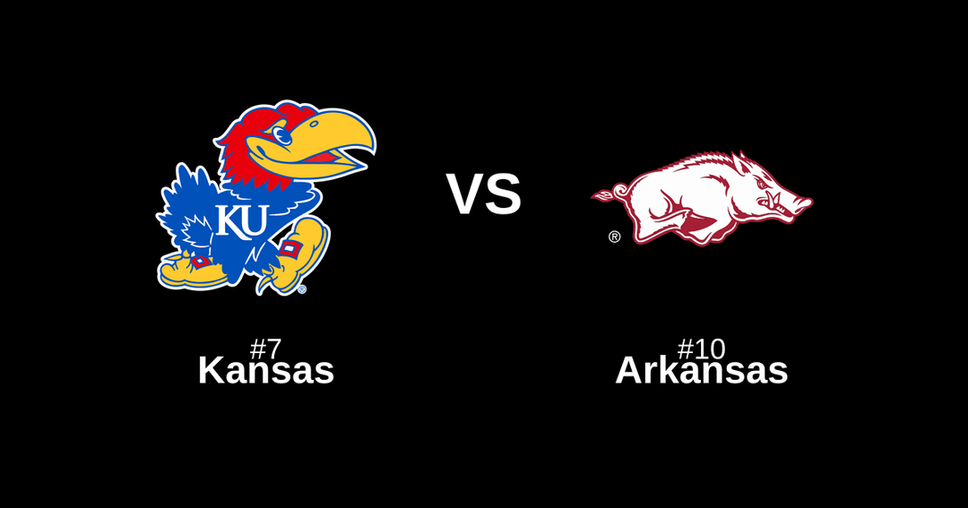Featured image for #7 Kansas vs #10 Arkansas Free Pick and Prediction – March 20