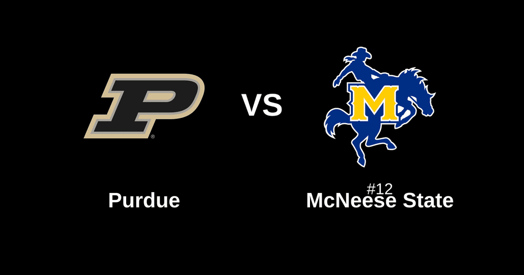 Featured image for Purdue vs #12 McNeese State Free Pick and Prediction – March 22